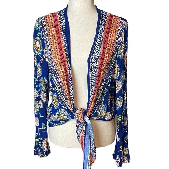 Anthropologie Fig and Flower Boho kimono Size XL - Picture 1 of 6